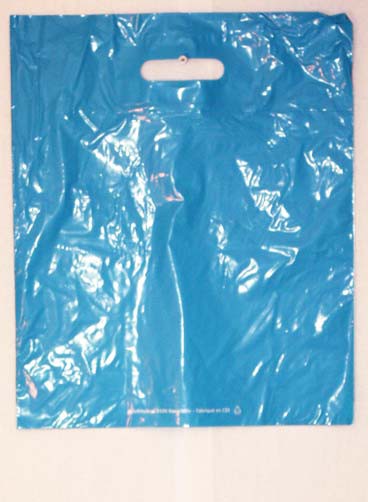 Sac plastique  bleu SPPD3745B