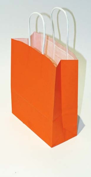 Sac papier kraft orange SPAPF1821O