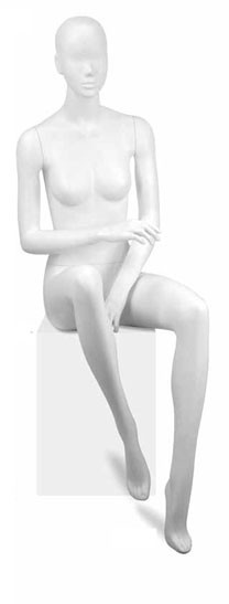  Femme assise blanche FLB1